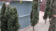 pannello posteriore in lamiera zincata