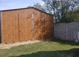 Garage in lamiera acrilica 170