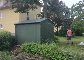 Garage in lamiera acrilica 23