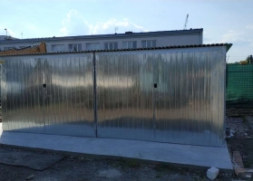 Garage in lamiera zincata 10