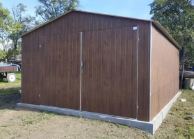 Garage in lamiera acrilica 110