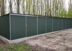 Garage in lamiera acrilica 203