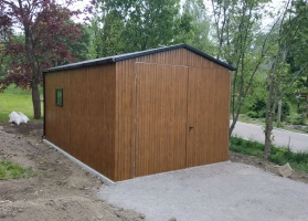 Garage in lamiera acrilica 86