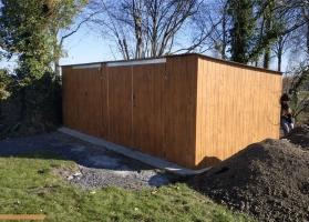 Garage in lamiera acrilica 126