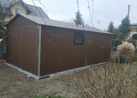 Garage in lamiera acrilica 234