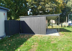 Garage in lamiera acrilica 284