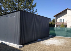 Garage in lamiera acrilica 69