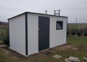 Garage in lamiera acrilica 123