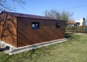 Garage in lamiera acrilica 2