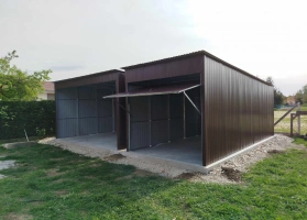 Garage in lamiera acrilica 302