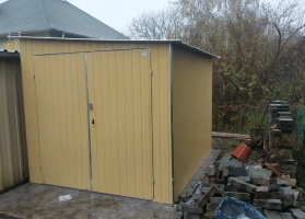 Garage in lamiera acrilica 190