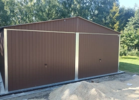 Garage in lamiera acrilica 166