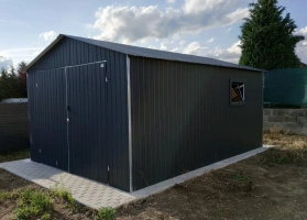 Garage in lamiera acrilica 214