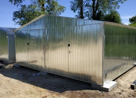 Garage in lamiera zincata 7