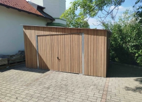 Garage in lamiera acrilica 311