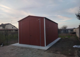 Garage in lamiera acrilica 256