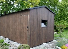 Garage in lamiera acrilica 16