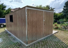 Garage in lamiera acrilica 270