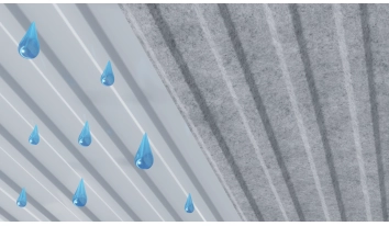 Confronto tra lamiera del tetto senza feltro e con feltro