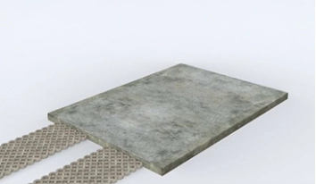 Massetto cementizio sotto l'intera superficie del box