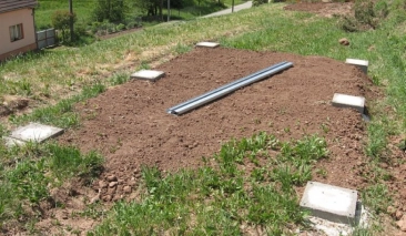 plinti in calcestruzzo