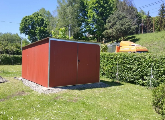 Garage in lamiera acrilica 15