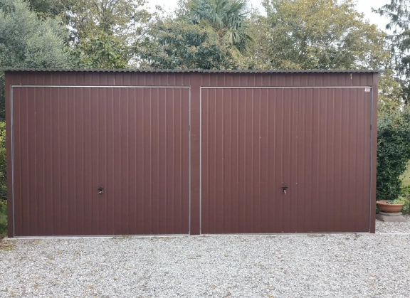 Garage in lamiera acrilica 185