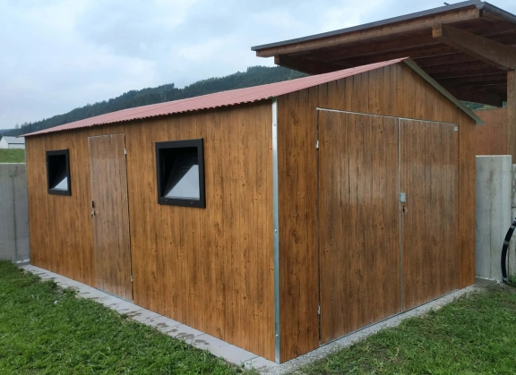 Garage in lamiera acrilica 101