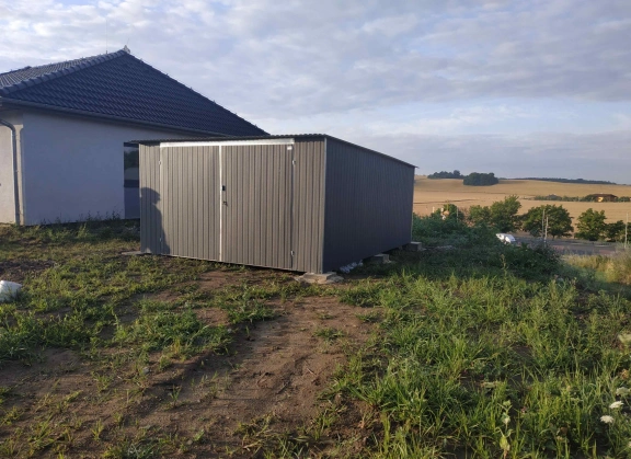 Garage in lamiera acrilica 280