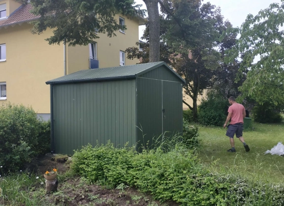 Garage in lamiera acrilica 23