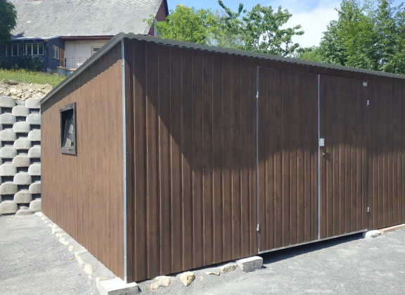 Garage in lamiera acrilica 154