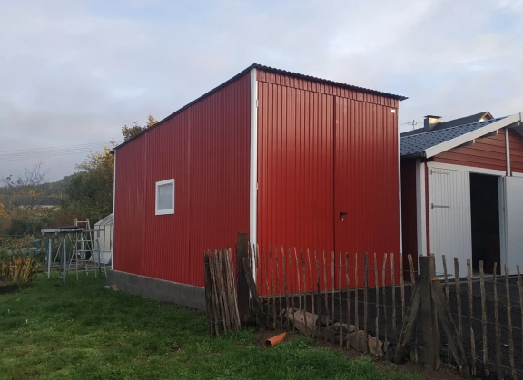 Garage in lamiera acrilica 180