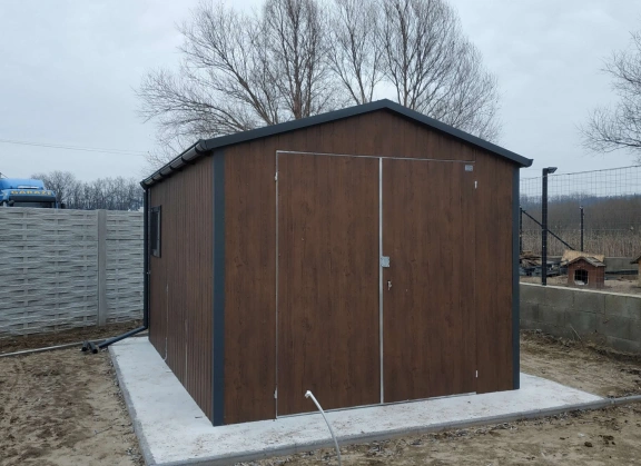 Garage in lamiera acrilica 124