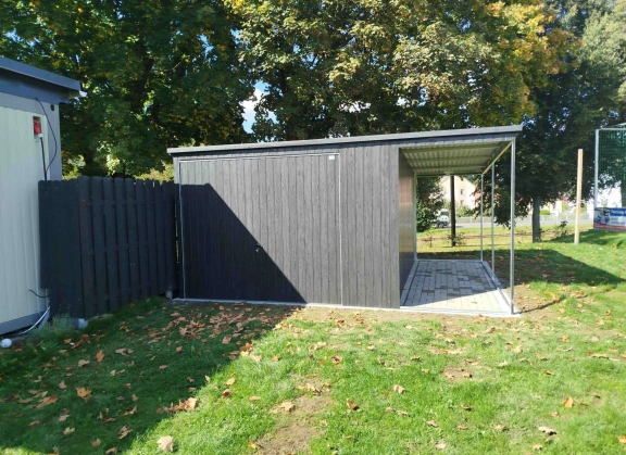 Garage in lamiera acrilica 284