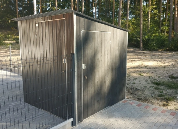 Garage in lamiera acrilica 176