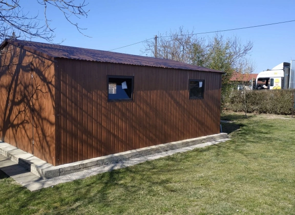 Garage in lamiera acrilica 2