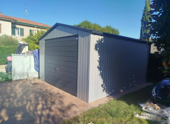 Garage in lamiera acrilica 289