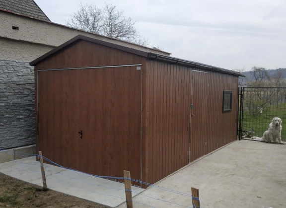 Garage in lamiera acrilica 76