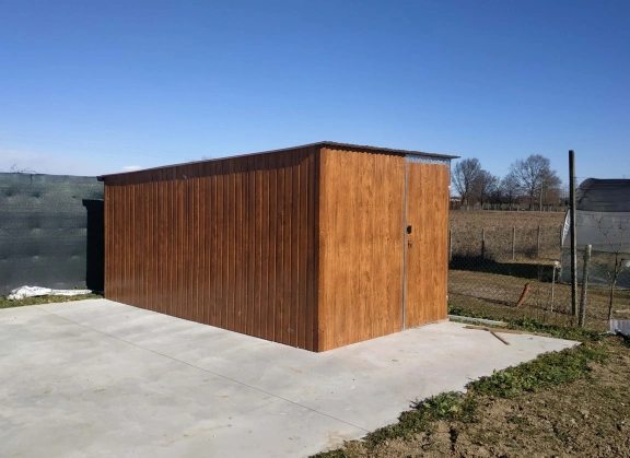 Garage in lamiera acrilica 66