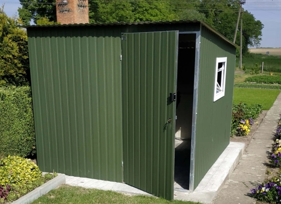 Garage in lamiera acrilica 24