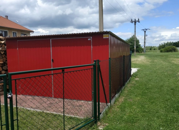 Garage in lamiera acrilica 55