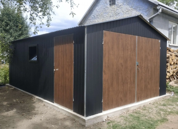 Garage in lamiera acrilica 102