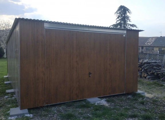 Garage in lamiera acrilica 75